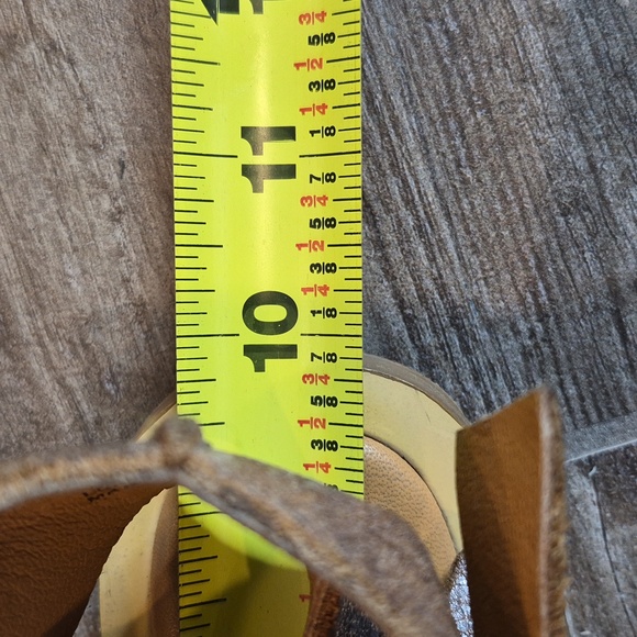 7/7.5 Diba True Genuine Leather Gladiator Sandals, Double Buckle Closure - Picture 11 of 13